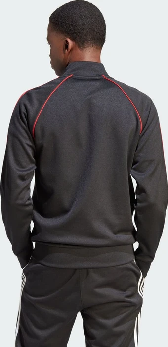 adidas Adicolor Classics SST Originals Trainingsjacke black/better scarlet (Herren)