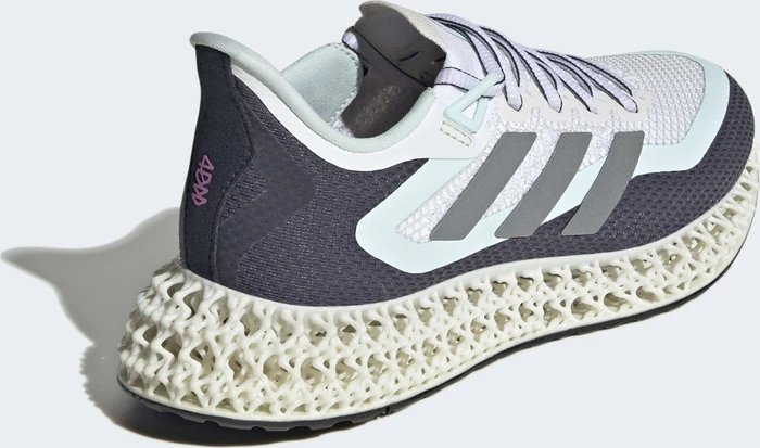 adidas 4DFWD 2 cloud white/silver metallic/almost blue (Damen)