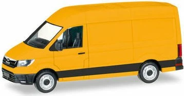 Herpa MAN TGE Kastenwagen Hochdach ginstergelb