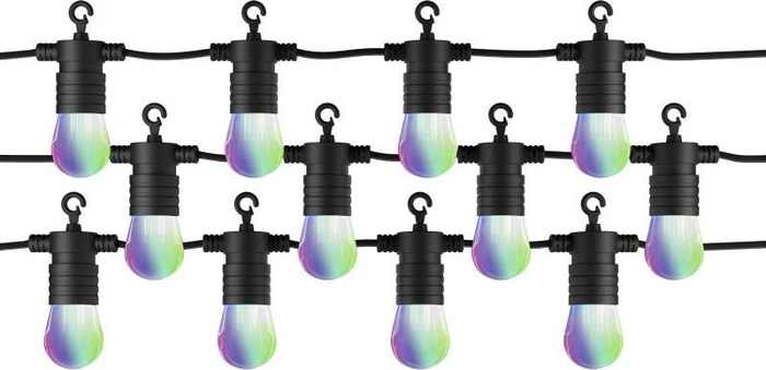 Müller Licht tint Stella white+color Lichterkette LED 12x warmweiß-tageslichtweiß RGB