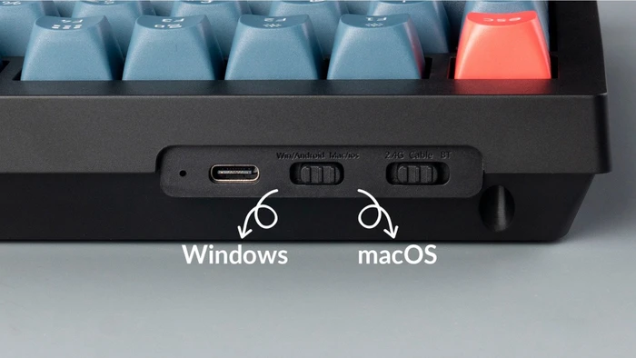 Keychron V3 Max, Carbon Black, 80% TKL, LEDs RGB, hot-swap, Gateron Jupiter BANANA, USB/Bluetooth, DE