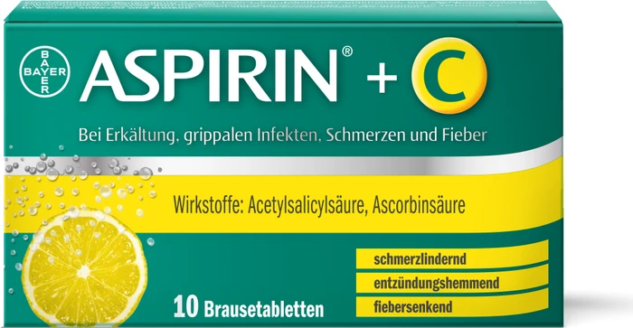 Bayer Aspirin + C Brausetabletten, 10 Stück