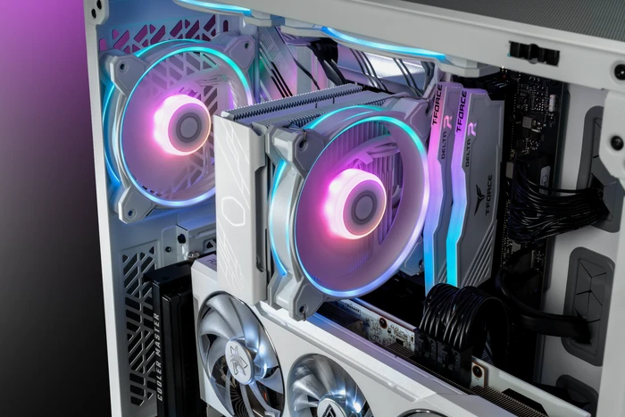 Cooler Master MasterBox TD500 Mesh V2, weiß, Glasfenster