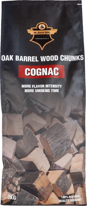 Mr. Barrel BBQ Oak Barrel Cognac Räucherholz, 3kg