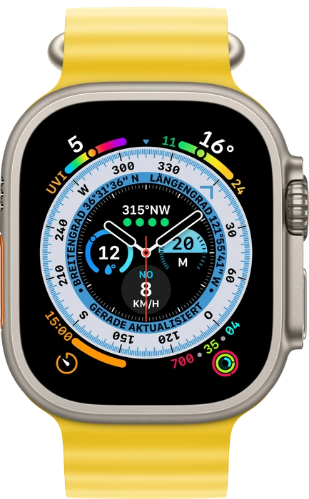 Apple Ocean Armband für Apple Watch Ultra (49mm) gelb