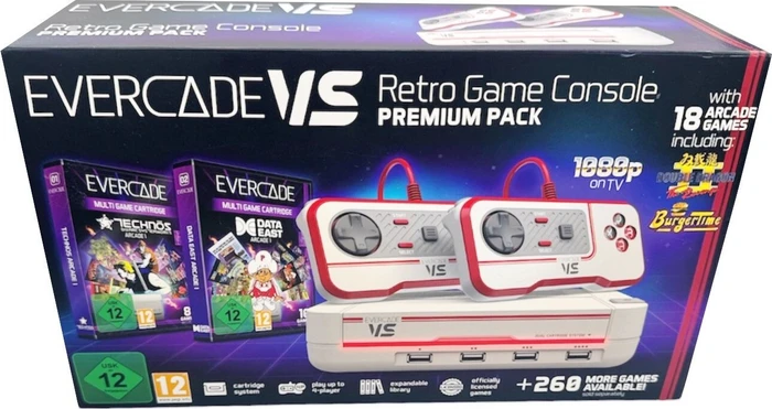 Blaze Entertainment Evercade VS Konsole Premium Pack