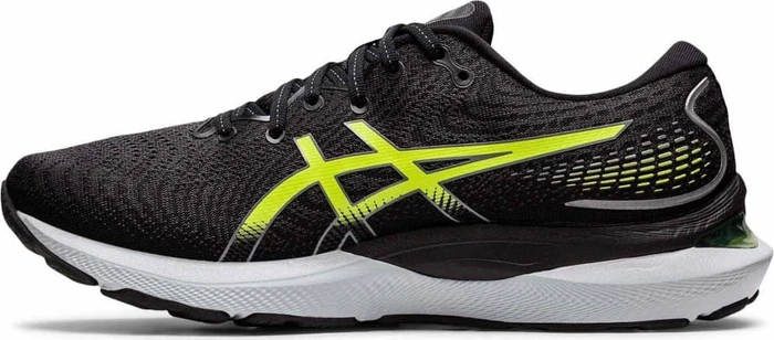 Asics Gel-Cumulus 24 black/hazard green (Herren)