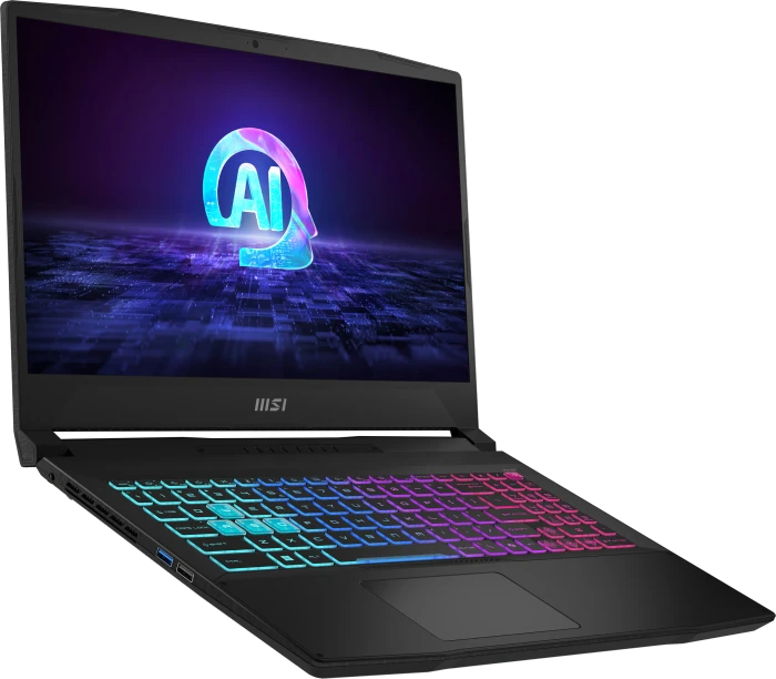 MSI Katana A15 AI B8VG-451, Black, Ryzen 7 8845HS, 16GB RAM, 512GB SSD, GeForce RTX 4060, DE