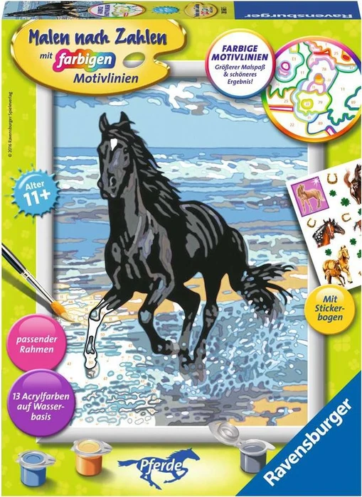 Ravensburger Malen nach Zahlen Pferd am Strand