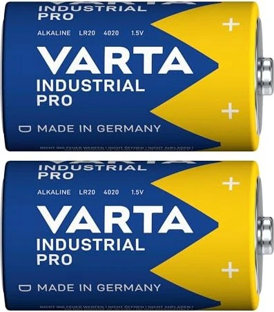 Varta Industrial Pro Mono D, 2er-Pack