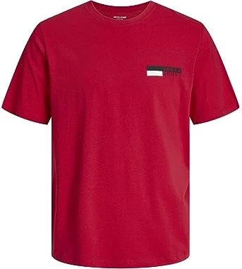 Jack & Jones Logo T-Shirt kurzarm true red (Herren)
