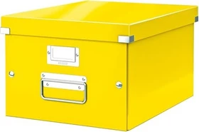Leitz Click & Store WOW Aufbewahrungsbox mittel, A4, gelb