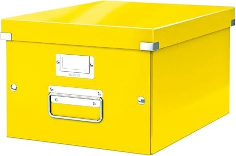 Leitz Click & Store WOW Aufbewahrungsbox mittel, A4, gelb