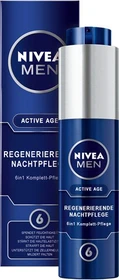 Nivea MEN Active Age regenerierende Nachtpflege 6in1 Gesichtscreme, 50ml