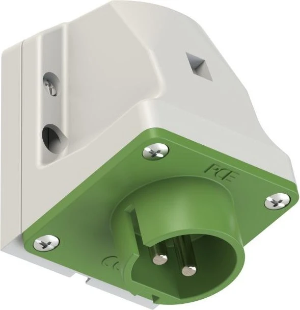 PCE CEE-Wandgerätestecker 16A 2p 24/42VAC 400Hz IP44 TWIST