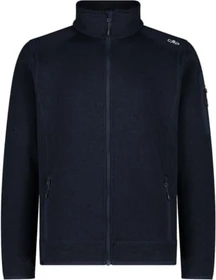 CMP Melange Knit Tech Heavy Fleece Jacke b. blue/antracite (Herren)