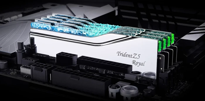 G.Skill Trident Z5 Royal RGB Silver UDIMM 96GB Kit, DDR5-6400, CL32-39-39-102