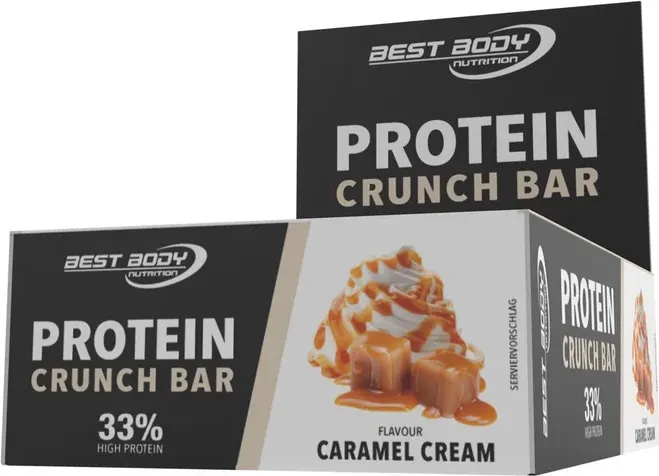 Best Body Nutrition Protein Crunch Bar Caramel Cream 12x35g