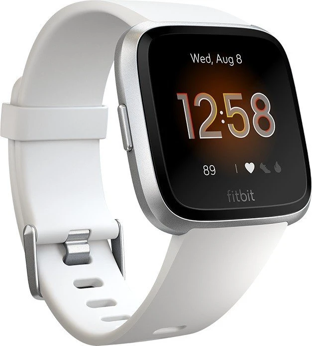 Fitbit Versa Lite Edition Aktivitäts-Tracker white/silver