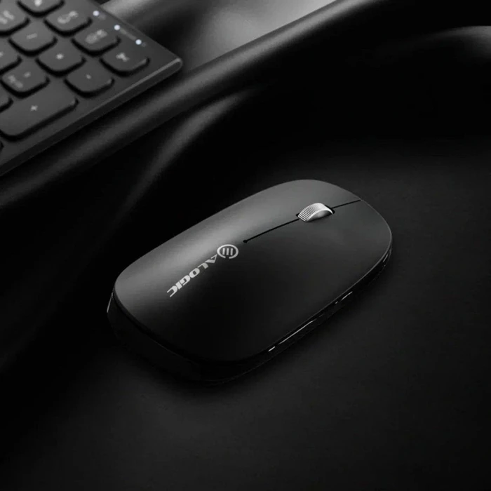 Alogic Echelon USB-C Rechargeable Wireless Mouse and Keyboard for Windows, schwarz, USB/Bluetooth, US