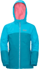 Jack Wolfskin Girls Iceland 3in1 Funktionsjacke atoll blue (Junior)
