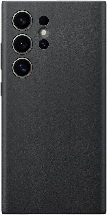 Samsung Hochuen Vegan Leather Case für Galaxy S24 Ultra schwarz