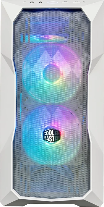 Cooler Master MasterBox TD300 Mesh, weiß, Glasfenster