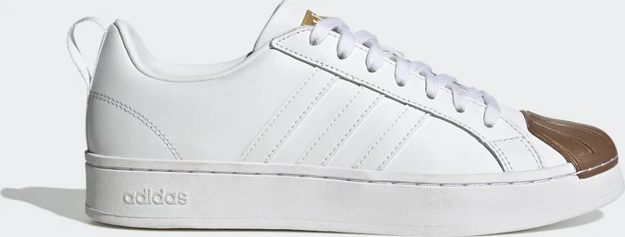 adidas Streetcheck Cloudfoam Lifestyle Basketball Low Court Graphic cloud white/matte gold (Damen)