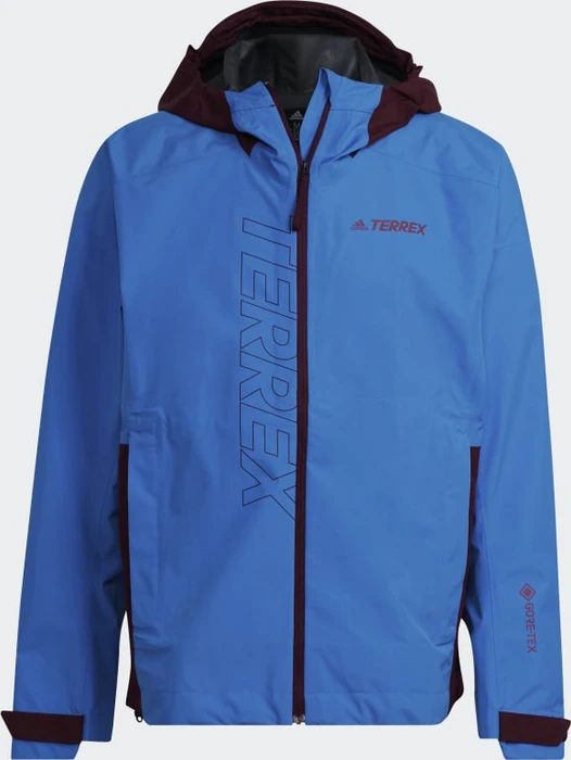 adidas Terrex Gore-Tex Paclite Funktionsjacke shock blue/burgundy (Herren)