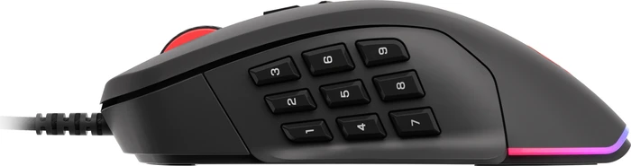 Genesis Xenon 770 Hybrid MMO/FPS Gaming Mouse, USB