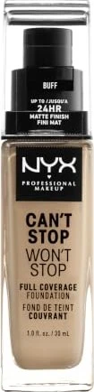 NYX Can't Stop Won't Stop Foundation buff, 30ml