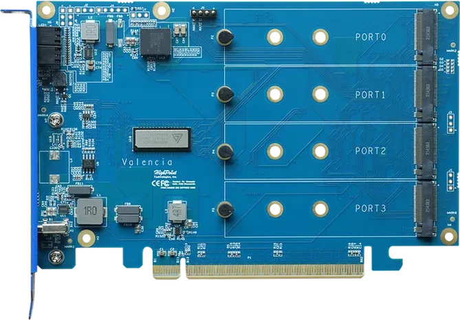 HighPoint Rocket 1604L NVMe Retimer AIC Controller, PCIe 5.0 x16