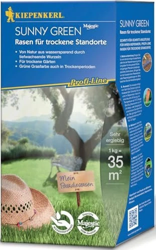 Kiepenkerl Profi-Line Sunny Green Rasen für trockene Standorte Saatgut