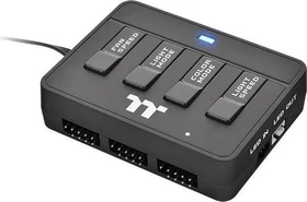 Thermaltake Riing Plus RGB Controller, Licht- und Lüftersteuerung, 3-fach (CL-O016-PL00BL-A)