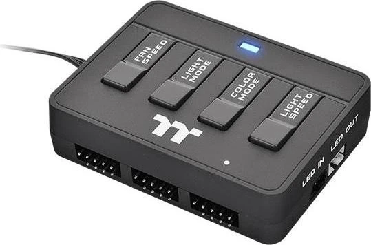 Thermaltake Riing Plus RGB Controller, Licht- und Lüftersteuerung, 3-fach