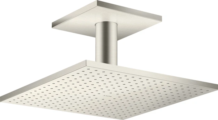 Hansgrohe Axor ShowerSolutions Kopfbrause 300/300 2jet mit Deckenanschluss edelstahloptik