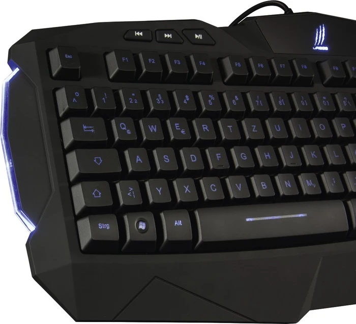 Hama uRage Illuminated Gaming Tastatur, USB, DE