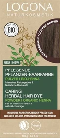 Logona Pflanzenhaarfarbe-Pulver kaffeebraun, 100g