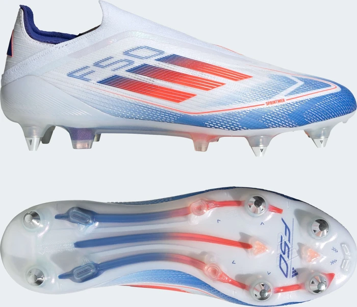 adidas F50 Elite Laceless SG cloud white/solar red/lucid blue