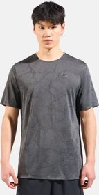 Odlo Zeroweight Engineered Chill-Tec Laufshirt kurzarm sharp green melange (Herren)