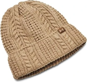 Under Armour Halftime Zopfstrick Mütze camel/coyote (Damen)