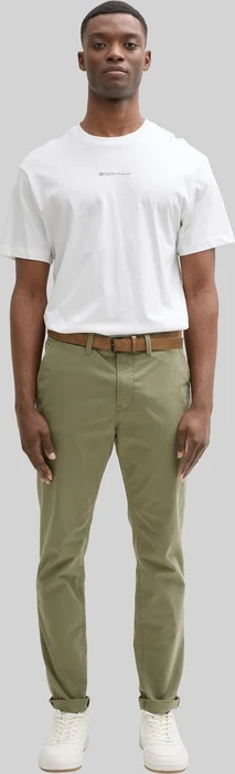 Tom Tailor Chino mit Gürtel Hose grün (Herren)