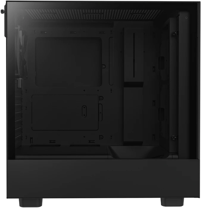 NZXT H5 Flow, schwarz, Glasfenster
