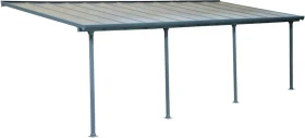Palram Canopia Feria Terrassenüberdachung 730x300cm grau