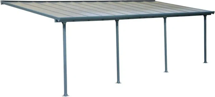 Palram Canopia Feria Terrassenüberdachung 730x300cm grau
