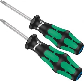 Wera Kraftform Plus Serie 300 354 Innensechskant Schraubendreher, 2x75mm