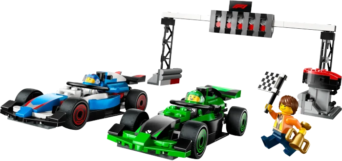 LEGO City - F1 Startaufstellung mit VCARB & Sauber Rennautos