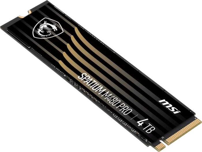 MSI Spatium M480 Pro 4TB, M.2 2280 / M-Key / PCIe 4.0 x4