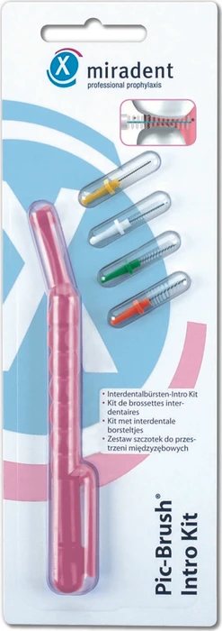 Miradent Pic-Brush Intro Kit Interdental-Set pink
