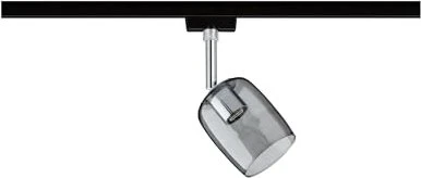 Paulmann URail Blossom Schienensystem Spot G9 Rauchglas schwarz matt, 1 Stück